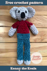 Free crochet pattern:Kenny the Koala